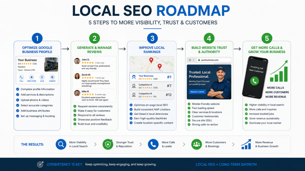7 Reasons Your Local Competitor Gets More Calls Than You 3 30-day plan to increase local business calls through local SEO