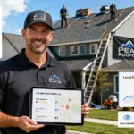Local SEO for roofing contractors improving Google Maps visibility and roofing leads